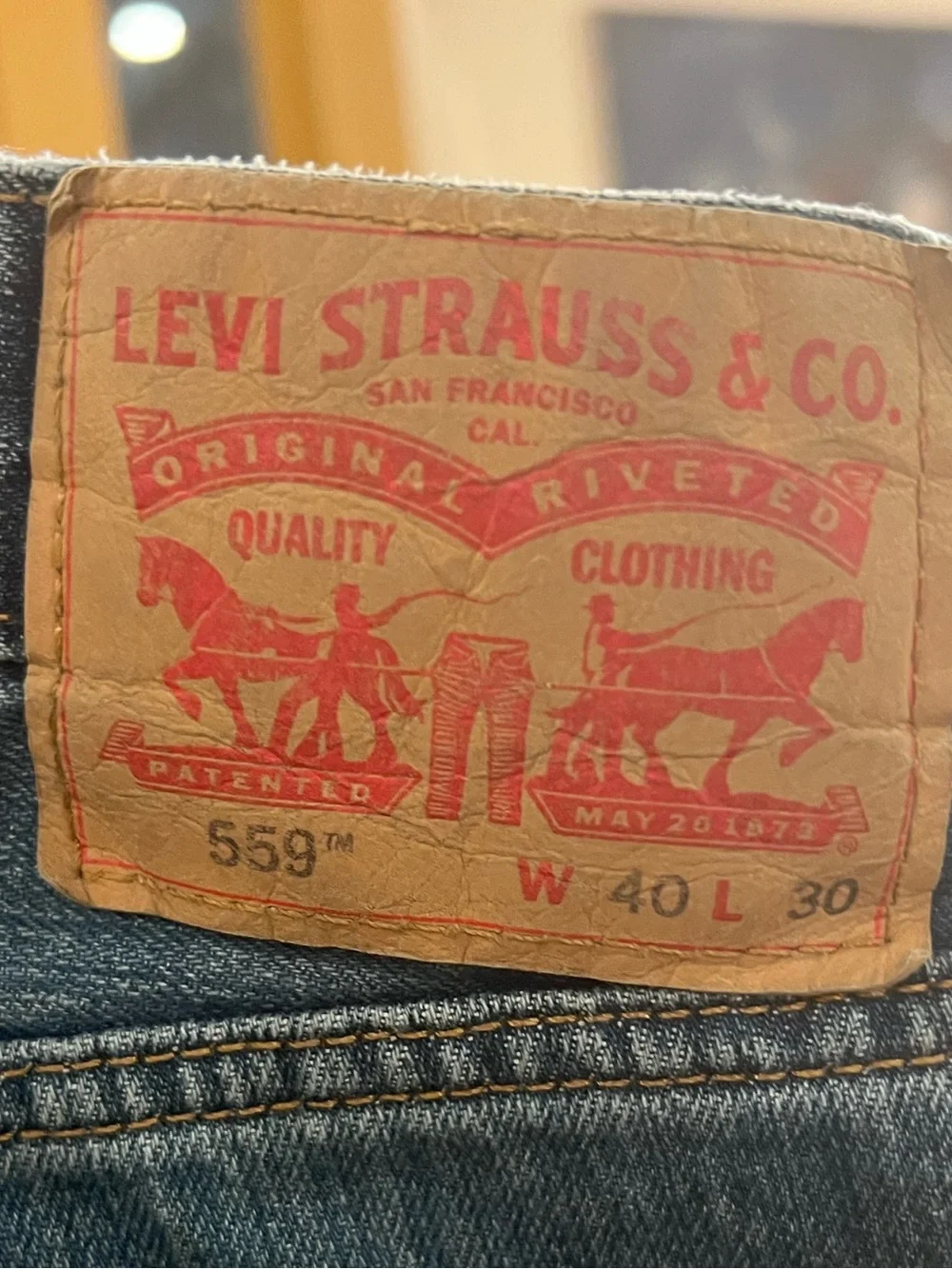 Levi's 559 Relaxed Straight Jeans - Denim Blue